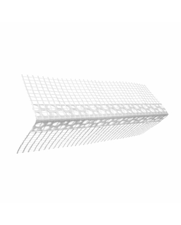 PVC Corner Bead With Mesh 10cm x 15cm x 2.5m