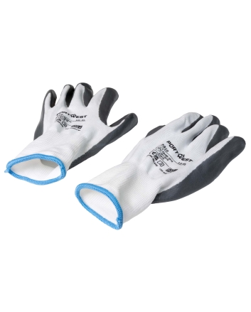 Warrior Grey Gloves (Non-Porous Foam Nitrile)