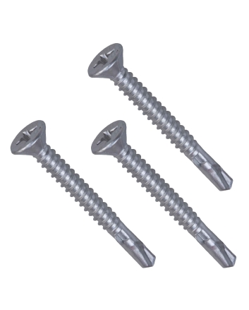 Wing Tip Self-Drilling Screws Countersunk 4.8 x 38mm (1000 per box)