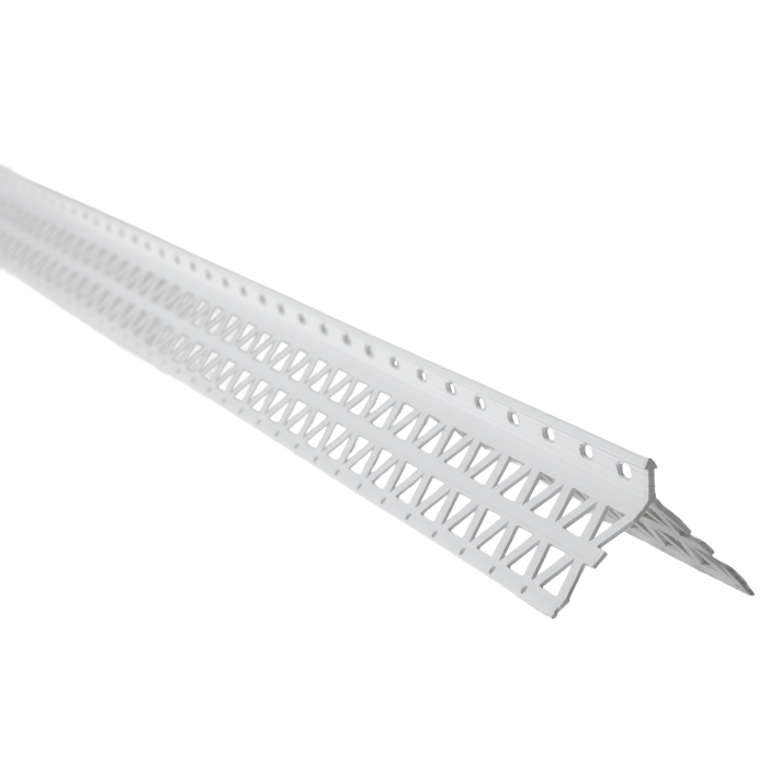 10mm PVC Angle Bead x 2.5mtr WHITE