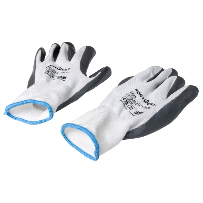 Warrior Grey Gloves (Non-Porous Foam Nitrile)