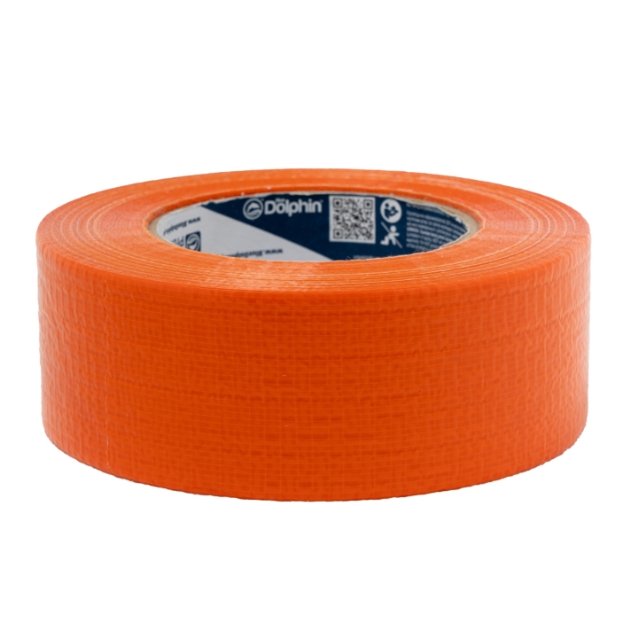 Dolphin Orange Rough Surface Exterior Tape 48mm × 50mtr