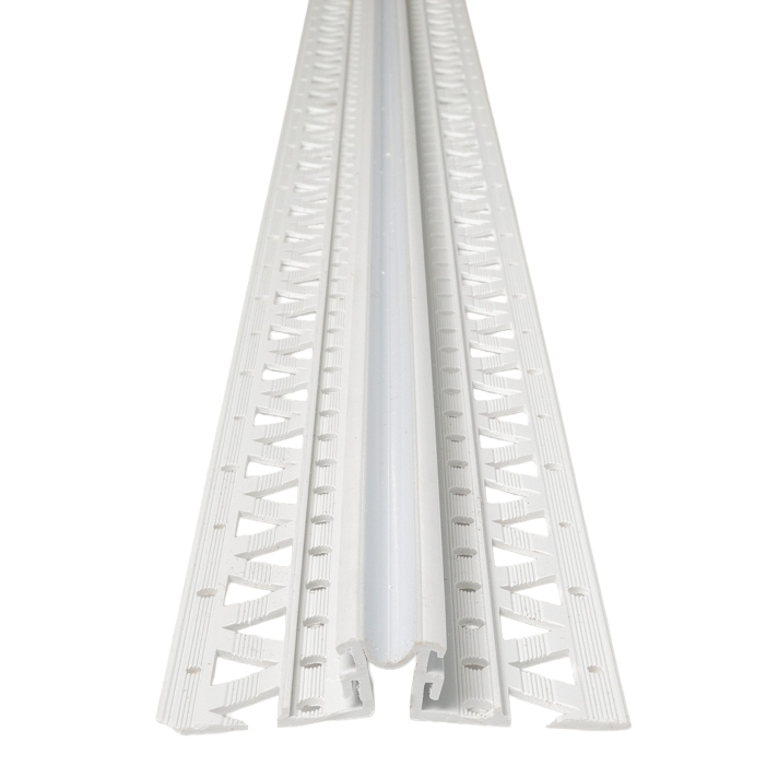 10mm PVC Movement Joint x 2.5mtr WHITE